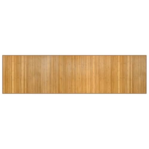vidaXL Tapis rectangulaire Naturel 80x300 cm Bambou, Tapis de Salon, Tapis de Cuisine, Tapis rectangulaire, Tapis de Chambre à Coucher