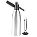 HAOHIZE Sifone per soda, Tazza per bottiglia di acqua per soda in lega con regolatore di pressione Tazza per bottiglia di acqua per soda portatile in lega, Macchina per soda immagine