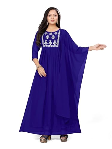 Image of Women's Georgette Fabric Kurti with Dupatta for Any Occassion | Kurti Set for Women