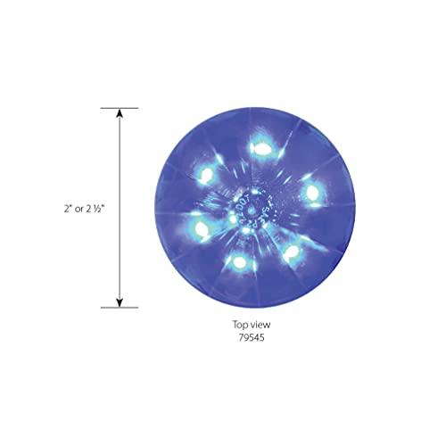 Lámpara LED sellada 2 pulgadas azul para camión miniatura 6