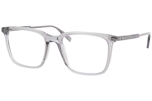 Montblanc Rectangular Eyeglasses MB0011O 008 Transparent Grey 54mm 0011