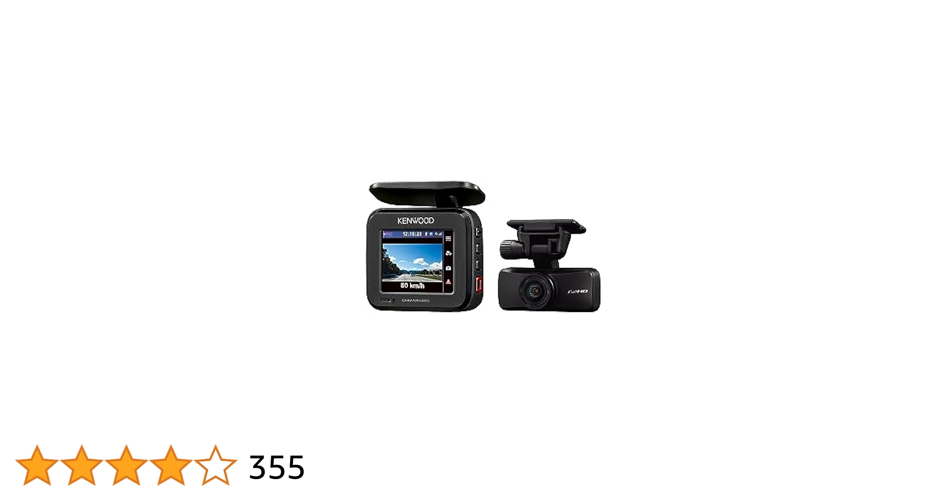 Amazon | ケンウッド ドライブレコーダー DRV-MR480 前後撮影 2