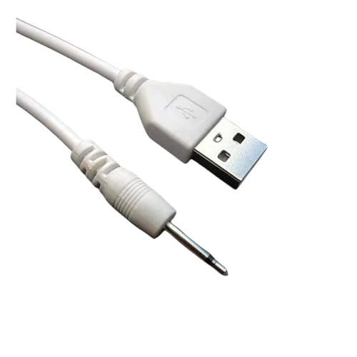 LvBerGer Charging Cable 2.5mm DC USB Charging Cable Quick Charging Replacement Cable Vibration Massager Charger 32.7-inch USB 17mm x 2.5mm for Message DC (M)