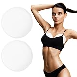 2 PCS Castor Oil Pack for Breast, Reusable Organic Castor Oil Wrap Organic Castor Oil Nursing Pads for Relaxing (Oil Not Included) - White