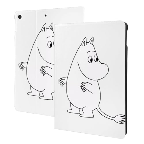 Compatible with ムーミン iPad Pro ケース 2024 13インチ(最新型) iPad Pro 13インチ ケース タブレットケース Ipad pro タブレット ケース PUレザー 二つ折スタンド 角度調整 横置きスタンド 全面保護
