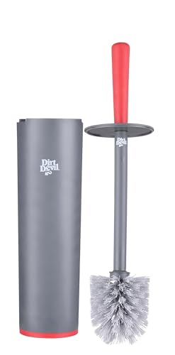 Dirt Devil Brosse WC avec Support, Gris Rouge, Normal