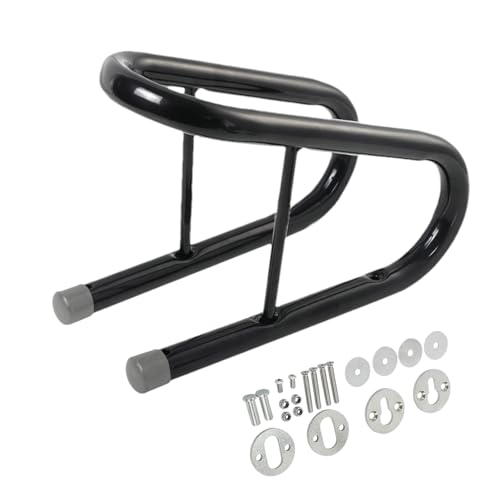Motorcycle Chocks for Trailers - Removable Motorcycle Wheel Organizer Chock | Secure Stainless Steel Wheel Chocks, Easy-to-Install Motorcycle Wheel Bracket for The Front Wheel Of Bicycle