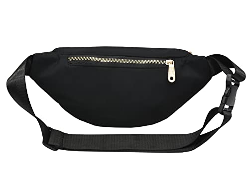 Dorras Fanny Packs Crossbody Bags For Women, Running Waist Packs Belt Bag With Adjustable Strap - Black #TOP3