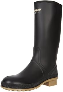 Baffin Women's Prime Rain Boot,Black/Amber,7 M US