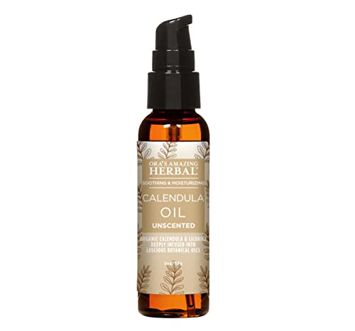 Ora's Amazing Herbal Calendula Oil with Licorice, Jojoba, Fragran...