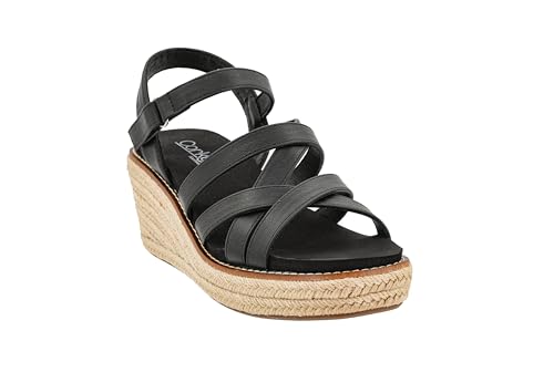Corkys Footwear Women's All Nighter 3-Inch Wedge - Features A Jute-wrapped Heel, An Elegant Strappy Upper, And Memory Foam EVA Insoles For All Day Comfort3