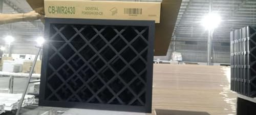 Cozyhommie Solid Wood Rta Wine Bottle Rack Wall Cabinet With Lattice Panels thumb #5