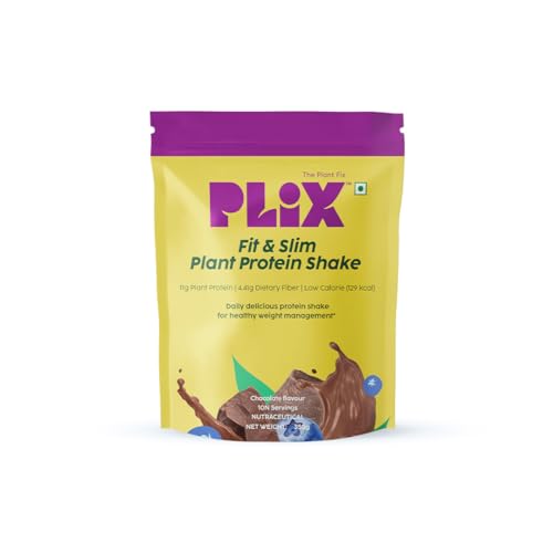 PLIX - THE PLANT FIX Fit & Slim Smoothie For Healthy Weight Management and Metabolism | (350g, Chocolate) | Low-Calorie Meal Replacement Shake | Pumpkin, Watermelon And Sunflower Seeds Enriched (B0CS6FPKP4) Amazon Price History, Amazon Price Tracker