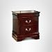 Signature Design by Ashley Alisdair Traditional 2 Drawer Nightstand, 23.75