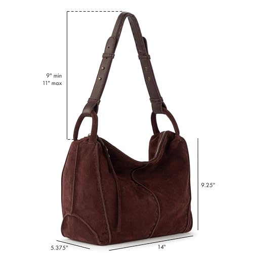 Image of The Sak Los Feliz Hobo Purse - Premium Large Leather Women's Handbag for Everyday & Travel - Durable Purse With Zipper Pocket