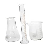 Cylindre gradué – que vous meniez des expériences de chimie ou des recherches scientifiques, cet ensemble est un outil essentiel pour des mesures précises et exactes, fiole à mesurer