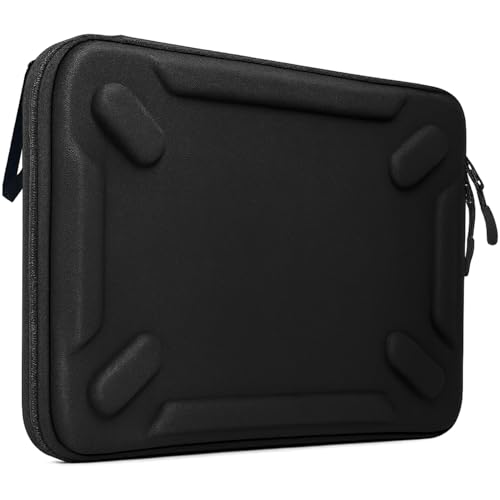 Dyazo 13.6-13.3-13 Inch Hard Shell Laptop Sleeve Case | Shockproof & Water Resistant EVA Protective Cover with Handle | Compatible for MacBook Pro/Air