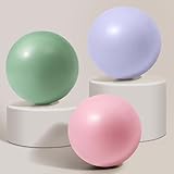 Vortix 3/6 Stück Pilates Ball 25 cm – Explosionsgeschützt & rutschfest, Gymnastikball Klein mit Aufblasbarem Schlauch, Pilatesball für Beckenbodenmuskulatur, Redondo Ball für Yoga & Fitness