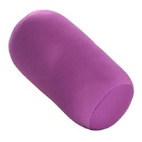 Oreillers pour cou, 30 x 14 cm, rouleau de microperles, coussin cylindrique, coussin de corps flexible, coussin cervical pour dormir, maison, voyage (rouge