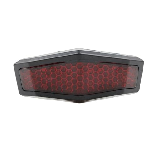 Feu arrière pour plaque d'immatriculation moto 12V universel à LED