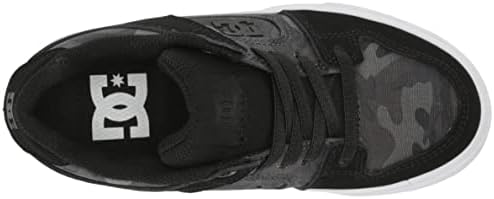 DC Unisex-Child Pure Elastic Skate Shoe, Black Camouflage, 2 US Little Kid | Image 4