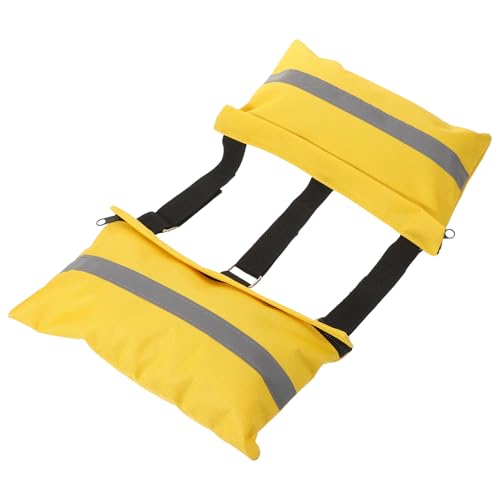 TOYANDONA Camper Sewer Hose Weight Bag for Rv Waste Water – Leakproof Yellow Water Hose Storage Pouch – Small Rv Sewer Accessory Kit for Camp Trailer Sanitation