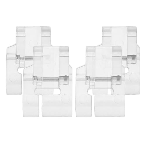 Pies de máquina de coser transparentes Unomor 4 piezas