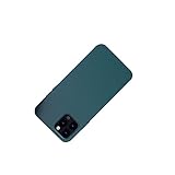 ROMDS Stoßfeste TPU Bumper Case Cover für iPhone 14/14 Pro/14 Pro Max Premium Lederhülle [Voller Objektivschutz] Handyhülle, grün, für 14 Pro