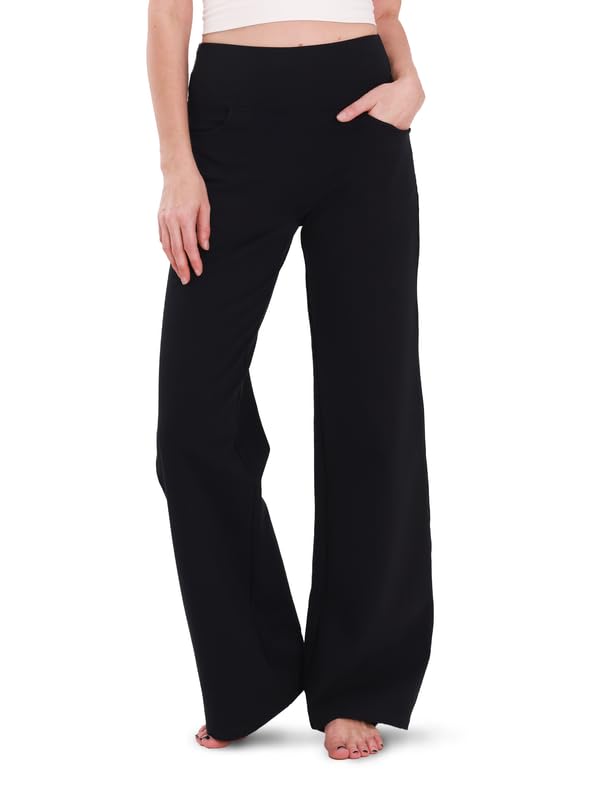 Houmous Wide Leg Pants Women Cotton Yoga Pants 28