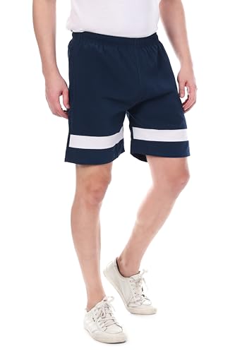 Image of BLUE STAR SHARK Men's Athletic Sports Shorts with Zipper Pockets | Lightweight Quick-Dry Breathable Running Gym Workout Training and Fitness Short for Men | Comfortable Stylish Activewear