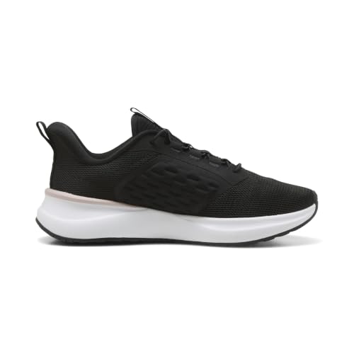 Puma Chaussures de Course sur Route Unisexes Softride Carson 2 PLUSHFIT, Noir/Rose Brumeux, Blanc, 39 EU