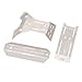 KYX Racing Stainless Steel Skid Plate Guard Chassis Guard for 1/16 Rc Crawler Car Traxxas Mini-Maxx
