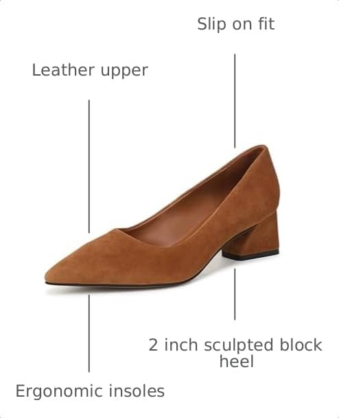 Image of Franco Sarto Women's Racer Pointed Toe Block Heel Pumps