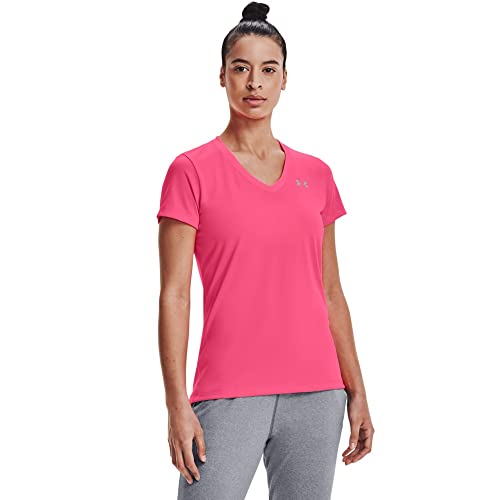 Under Armour Womens Tech V-Neck Twist Short-Sleeve T-Shirt