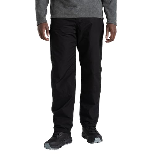 Image of Craghoppers Men's Kiwi Winter Lined Walking Trousers Black