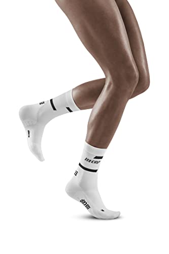 Womens Crew Cut Athletic Performance Running Sock - CEP Mid Cut Socks