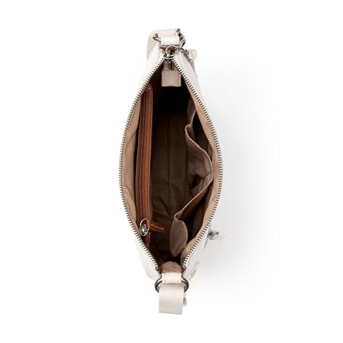 Image of The Sak Lucia Leather Crossbody Purse - Premium Leather Women's Handbag for Everyday & Travel - Cross Body Bag With Zipper