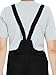 WORK IDEA Men's Bib Overalls,Men's Overalls Workwear Lightweight with Adjustable Straps and Pockets,Black, S