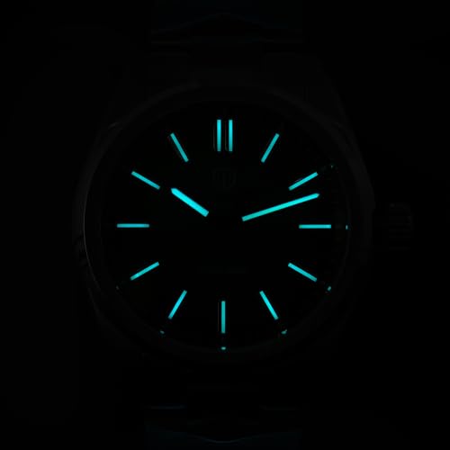 Image of watchdives WD0003 Original Design Aventurine Men Watch VH31 Sweep Second Quartz Watch 36mm Sapphire Crystal Luxury Wristwatch 100m Waterproof Stainless Steel