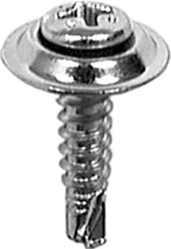 100#8 X 5/8" Phillips Oval Sems Teks Tapping Screws