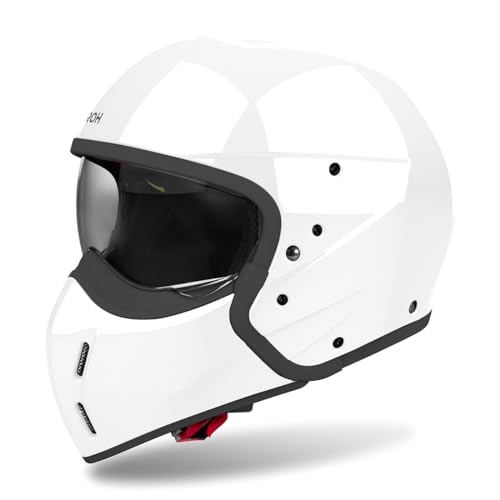 OMOLOGAZIONE 22-06 AIROH J 110 COLOR WHITE GLOSS XS