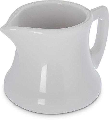 Carlisle Foodservice Products 456302 San Syrup Pitcher Creamer, 2.9-Ounce Capacity, White (Case Of 36) #TOP26
