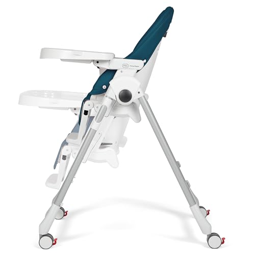 Image of PEG Prima Pappa Zero 3 - High Chair - Petrolio (Teal) | For Children Newborn to 3 Years of Age - Made in Italy