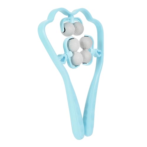 TOVINANNA Shoulder and Neck Massage Artifact Arms Roller Portable Neck Massage Roller Ball Neck Massaging Tools Muscle Massage Sticks Neck Six Balls Manual Card Abs