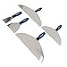 aqxreight 5Pcs Putty Cutter Set Stainless Steel Taping Cutter Set for Construction Site Home Decoration 2 4 10 12 14in 4 10 14 All Variety Putty SetStainless Steel