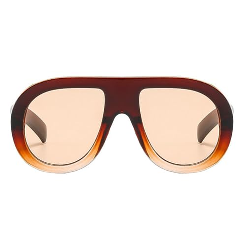 willochra Popular Fashion Pilot Sunglasses Women Shades Retro Rivets Decoration Gradient Trending Men Round Sun Glasses F25