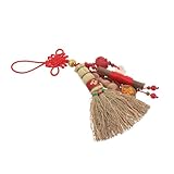 giostrine a moneta Sicuro per la pelle dei neonati: il ciondolo feng shui per neonati vanta setole morbide e delicate sulla pelle, salvaguardando il tuo neonato durante le pulizie rapide proprio dorme, ciondolo scopa portafortuna vintage, ciondolo scopa per neonati