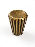 JIASENBAO 2 Pack Antique Brass Cabinet Knobs Vintage Round Dresser Knobs Kitchen Cupboard Bathroom Drawer Knobs Cabinet Hardware Zinc Alloy
