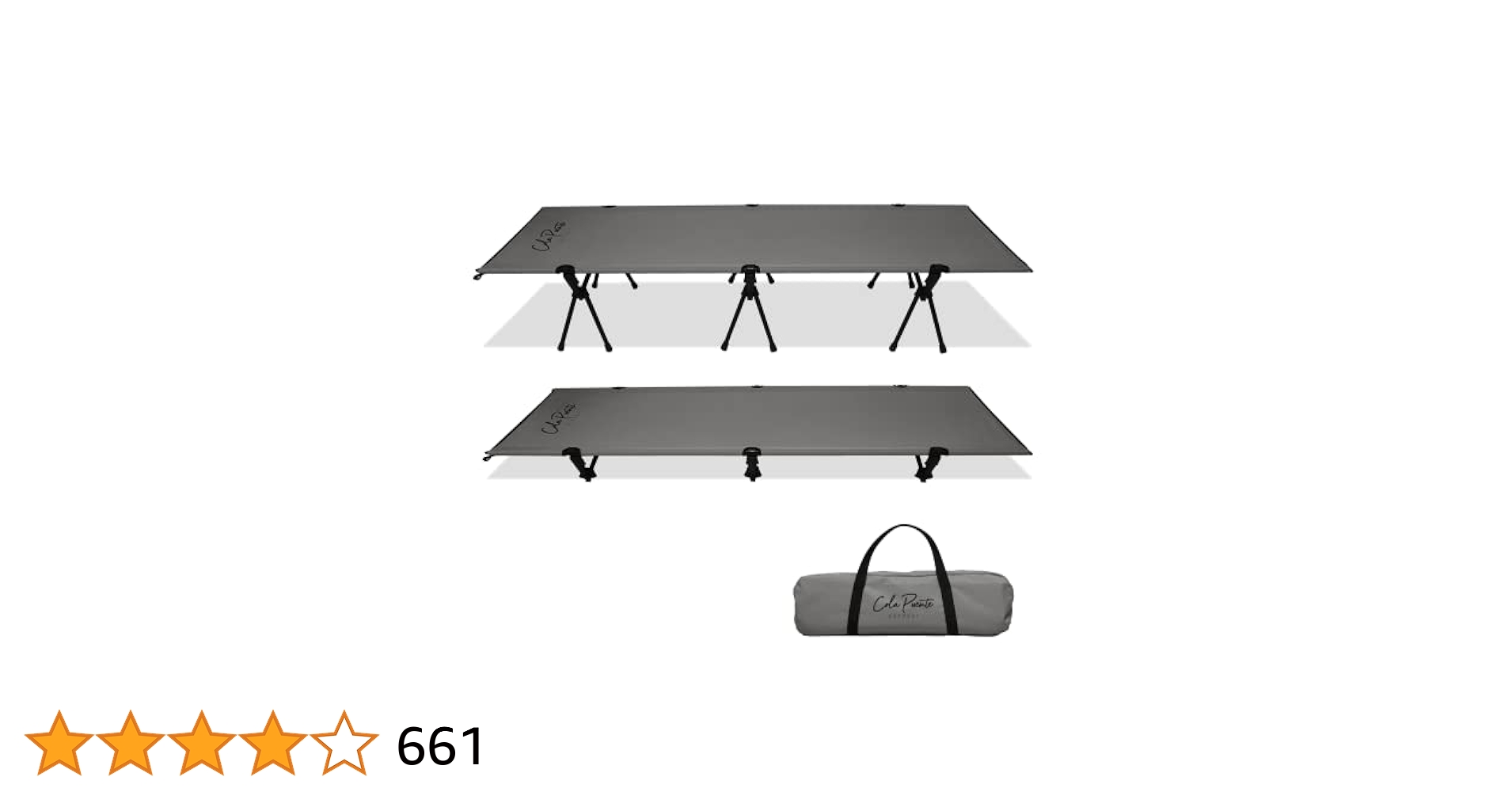 Amazon | ColaPuente 2WAYコット キャンプ 寝心地 コンパクト