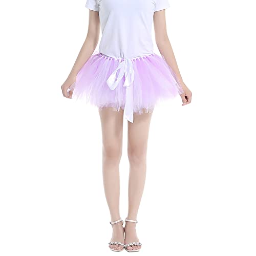 Falda de puerta de línea A para mujer, color caramelo, multicolor, falda de apoyo, medio cuerpo, enagua colorida, pequeña falda corta, malla irregular, diario, fiesta de graduación, Wh2., M